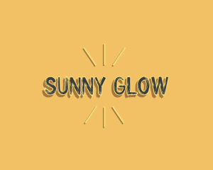 Sunny Retro Artist logo design