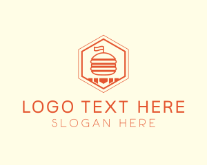 Hexagon Burger Fast Food  logo
