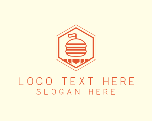 Hexagon Burger Fast Food  logo