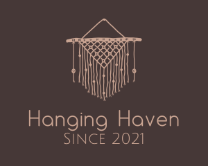 Handwoven Macrame Tapestry logo design