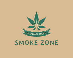 Green Weed Marijuana logo design