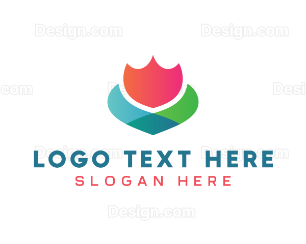 Abstract Flower Bloom Logo