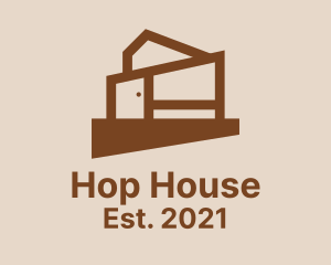 Brown House Structure  logo design