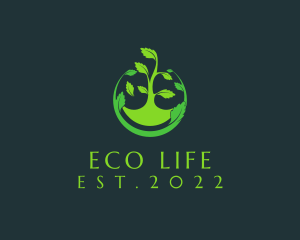 Eco Friendly Vegan Farm logo design