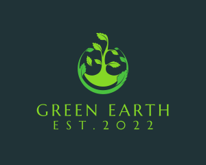 Eco Friendly Vegan Farm logo design