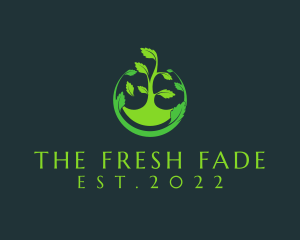 Eco Friendly Vegan Farm logo design