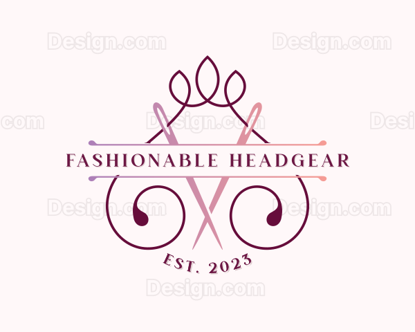 Sewing Needle Tailoring Logo