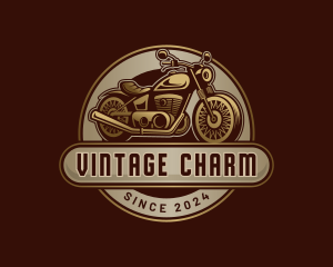 Vintage Motorcycle Vehicle logo design