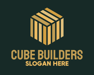 Cube Package Logistics logo design