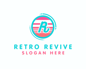 Retro Pop Art Summer logo design