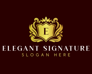 Elegant Premium Shield logo design