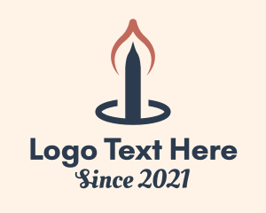 Vigil Candle Flame logo