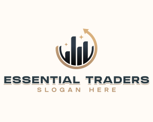 Graph Trading Financing logo design