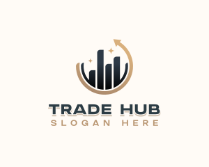 Graph Trading Financing logo design