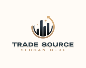 Graph Trading Financing logo design