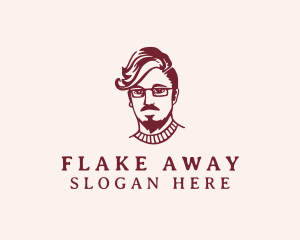 Hipster Fashion Guy logo design