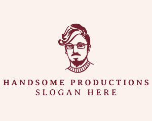 Hipster Fashion Man logo