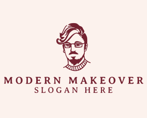 Hipster Fashion Guy logo