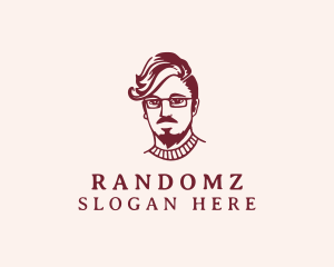 Hipster Fashion Guy logo design