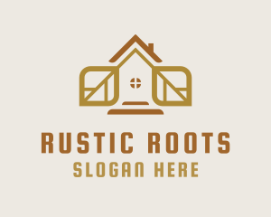 Rustic House Nature logo design