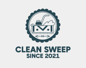 Carpet Cleaning Badge  logo design