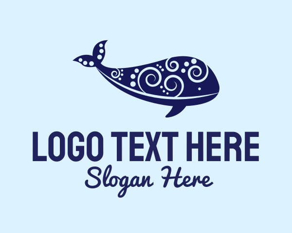 Ocean Fish logo example 2
