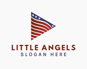 Gradient Stars & Stripes logo