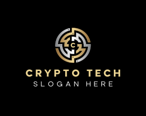 Digital Crypto Token logo design