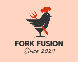 Chicken Fork Restaurant  logo design