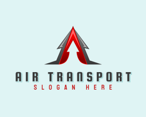 Aviation Arrow Letter A  logo design