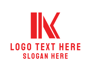 Modern - Geometric Modern Stripe logo design
