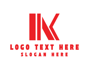 Geometric Modern Stripe  logo