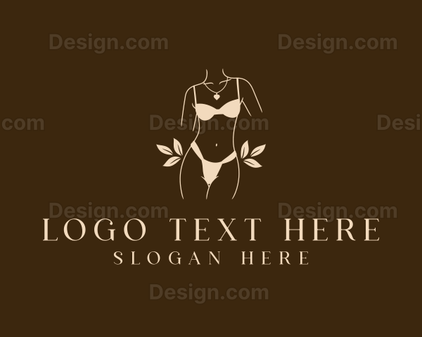 Sexy Bikini Woman Body Logo