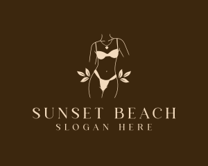 Sexy Bikini Woman Body  logo design