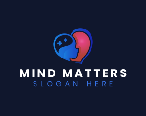 Mind Positive Heart logo design