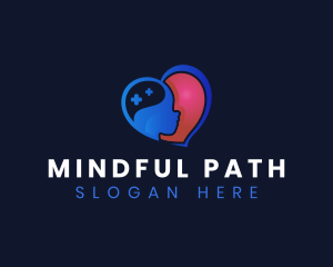 Mind Positive Heart logo design