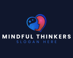 Mind Positive Heart logo design