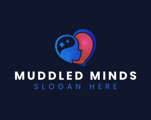 Mind Positive Heart logo design