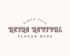 Retro Store Business logo design