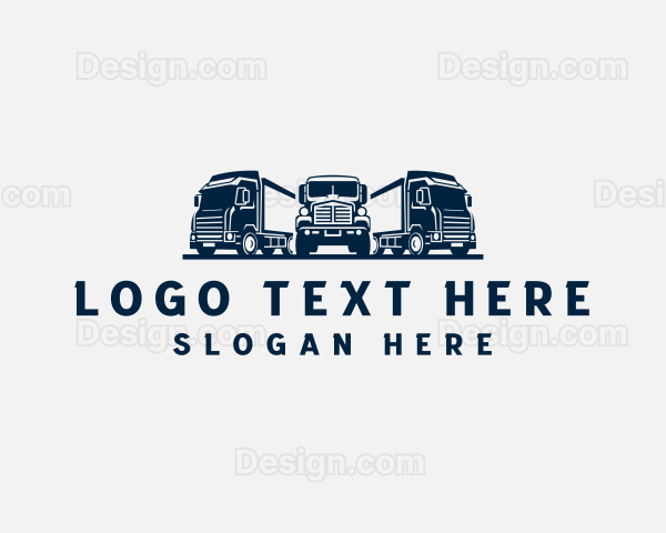 Trucking Freight Cargo Mover Logo