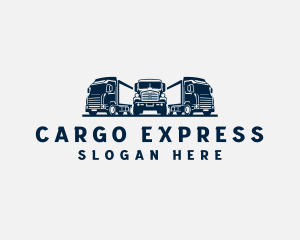 Trucking Freight Cargo Mover logo design