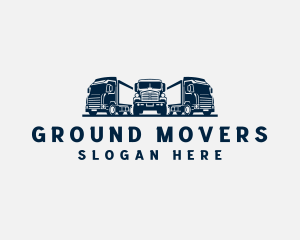 Trucking Freight Cargo Mover logo design