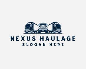 Trucking Freight Cargo Mover logo design