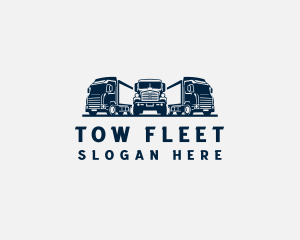 Trucking Freight Cargo Mover logo design