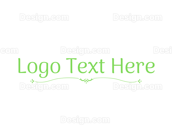 Organic Natural Decorative Logo