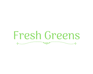 Organic Natural Decorative logo design