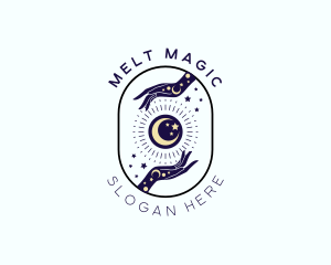 Cosmic Astral Hand  logo design