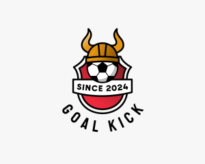 Viking Soccer Shield logo