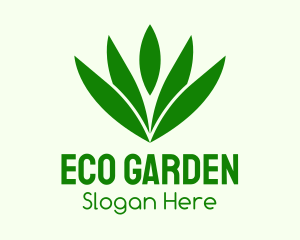 Garden Eco Leaf logo design