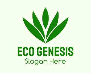 Garden Eco Leaf logo design